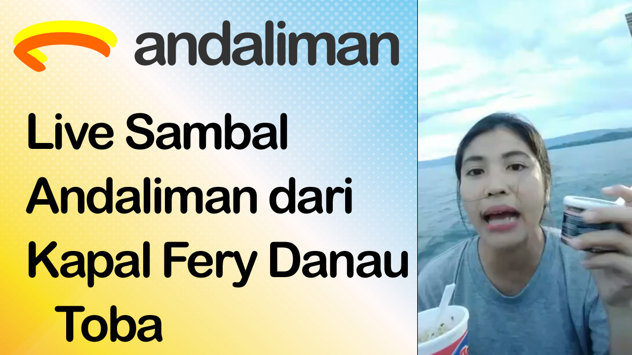 Sambal Andaliman - Live Facebook, Edisi Kapal Fery Danau Toba