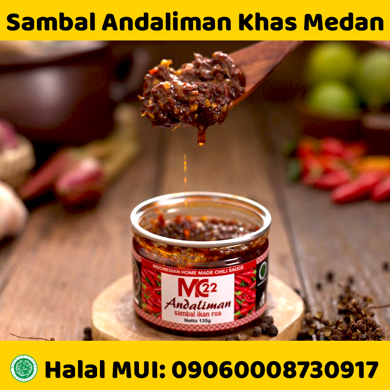 Sambal Andaliman Batak, Asli Medan Sumatera Utara, Pedas Itir-Itir - Ikan Teri Medan