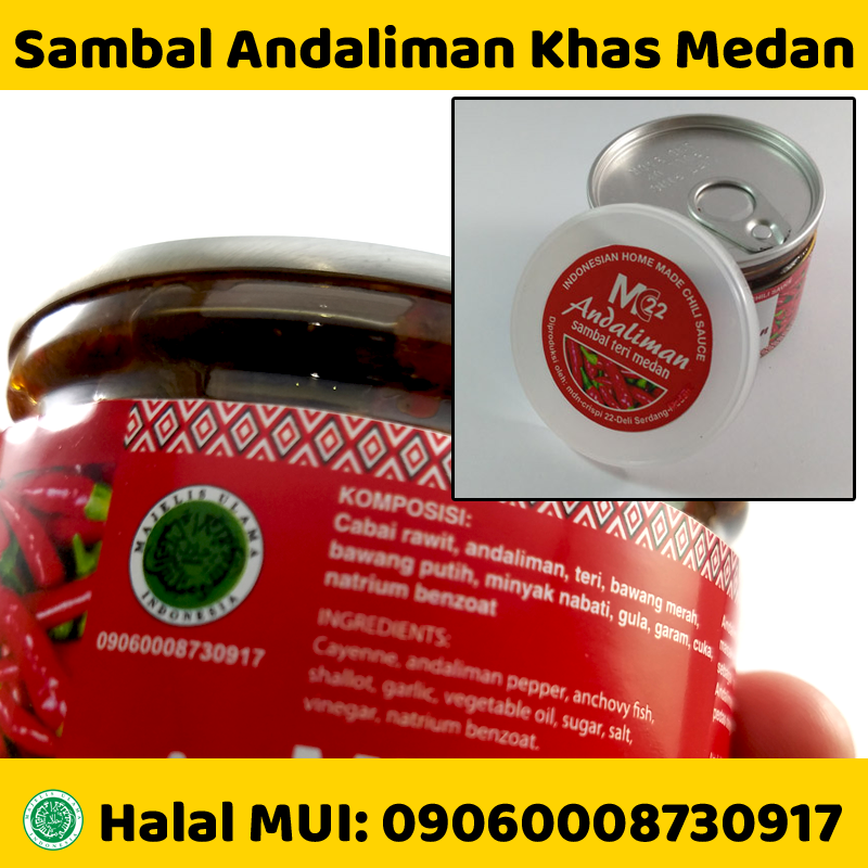 Sambal Andaliman Batak, Asli Medan Sumatera Utara, Pedas Itir-Itir - Ikan Teri Medan